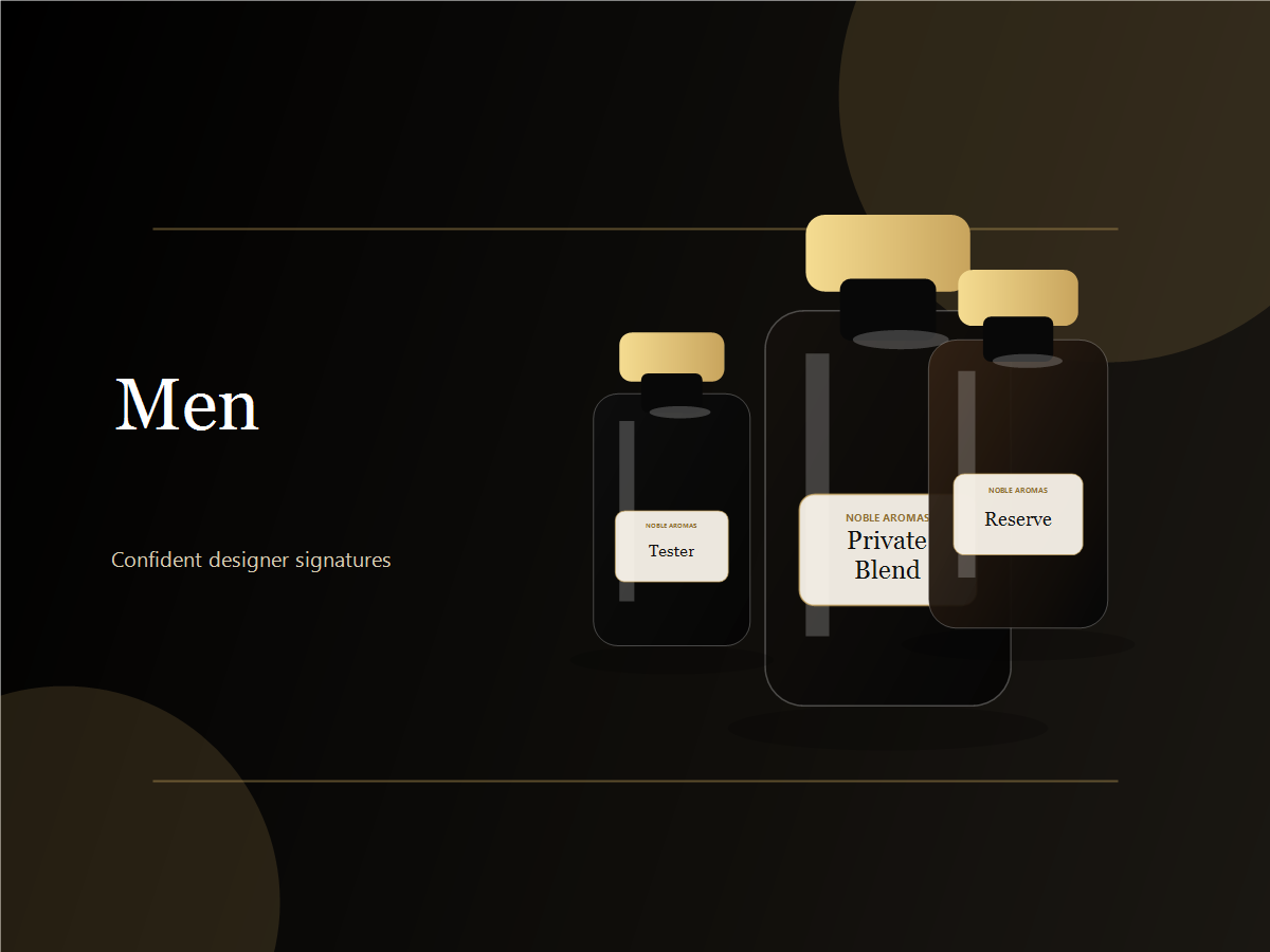Men's fragrances